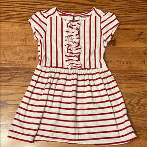 Old Navy Striped Dress with Ruffle Accent